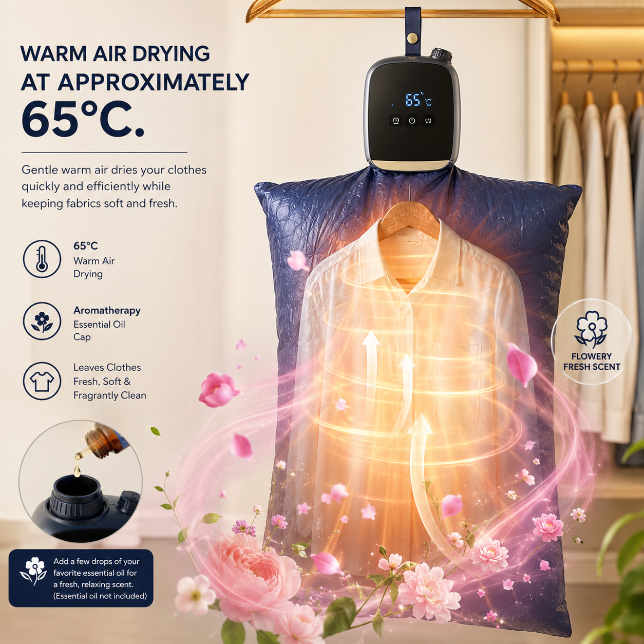 LuminaDry Portable Clothes Dryer