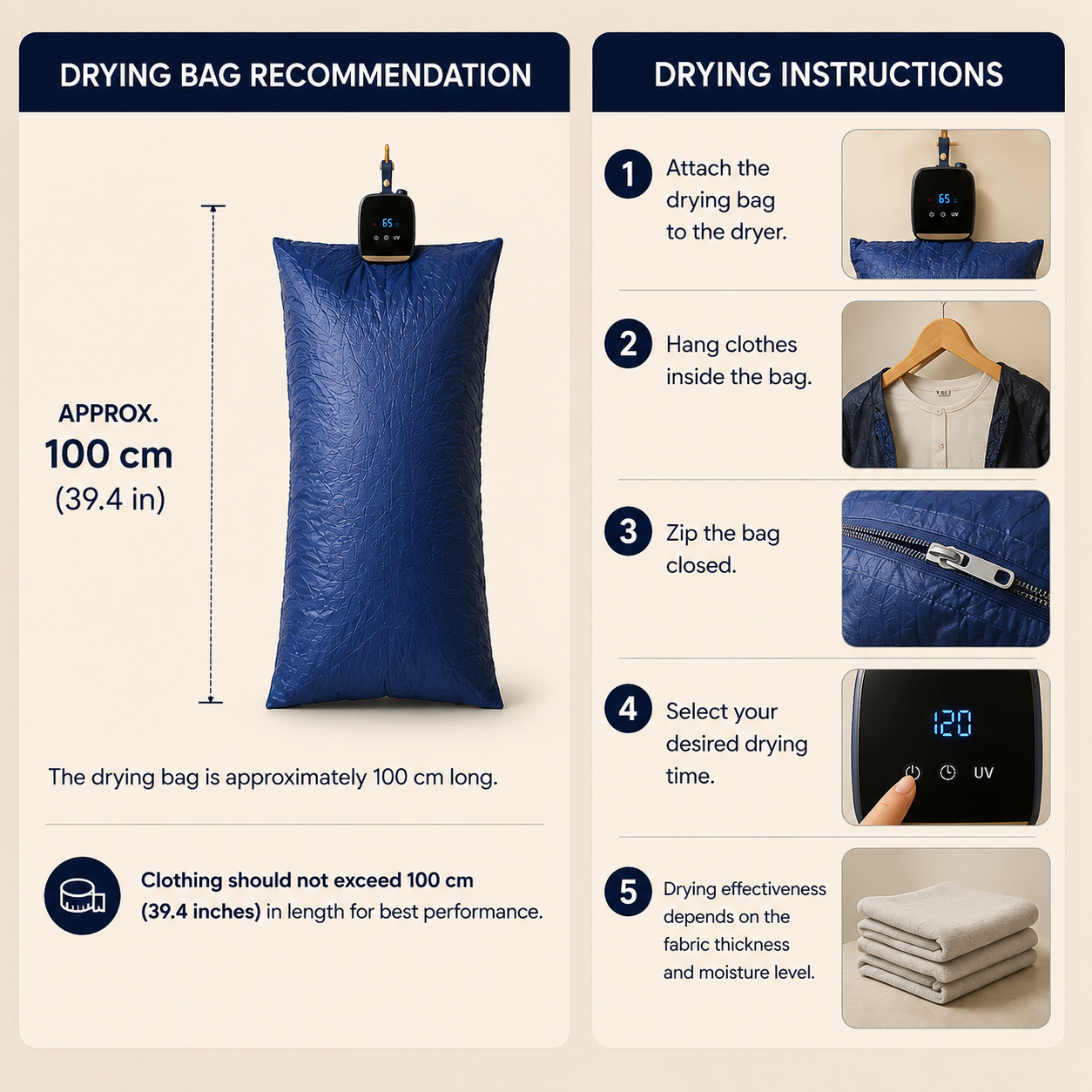 LuminaDry Portable Clothes Dryer